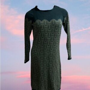 Sweater dress [scallop pattern]